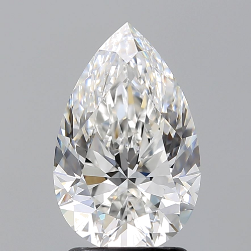 2.08 carat F-VS2 Natūralus Pear Deimantas (1)