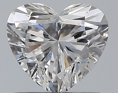 0.7 carat F-VS1 Natūralus Heart Deimantas (1)