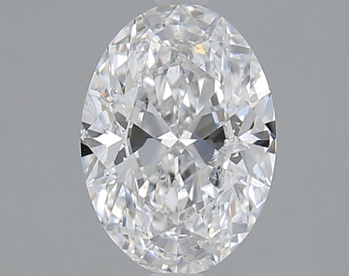 1.7 carat D-SI2 Natūralus Oval Deimantas (1)