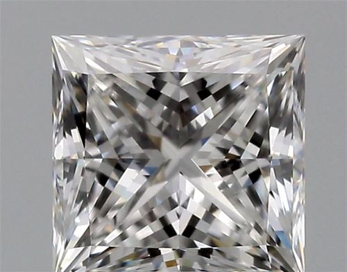 0.6 carat E-VVS2 Natūralus Princess Deimantas (1)