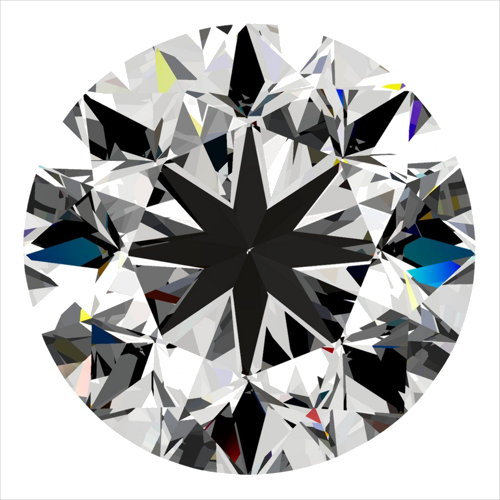 0.3 carat G-VS2 GD cut Natūralus Round Deimantas (1)