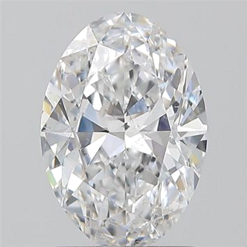 1.2 carat D-SI2 Natūralus Oval Deimantas (1)