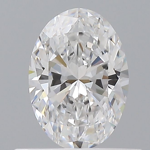 0.51 carat D-VVS2 Natūralus Oval Deimantas (1)