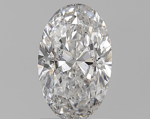 1.0 carat E-SI2 Natūralus Oval Deimantas (1)