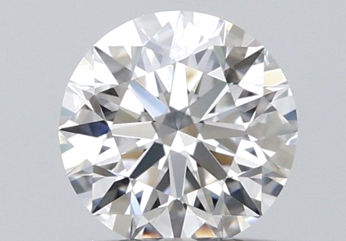 0.59 carat F-VVS2 Excellent cut Natūralus Round Deimantas (1)