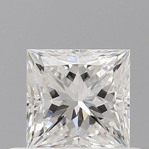 0.5 carat F-VVS2 Natūralus Princess Deimantas (1)