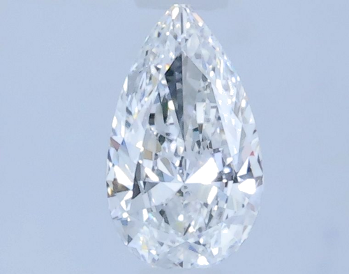 0.3 carat E-VVS2 Natūralus Pear Deimantas (1)