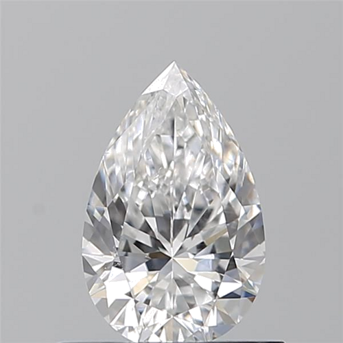 0.6 carat E-VS2 Natūralus Pear Deimantas (1)