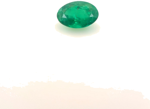 0.39 carat GREEN Oval Smaragdas (1)