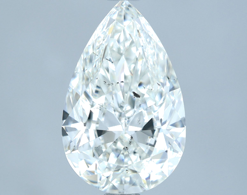 2.01 carat H-SI2 Natūralus Pear Deimantas (1)