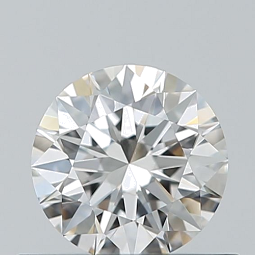0.51 carat F-VVS2 Excellent cut Natūralus Round Deimantas (1)