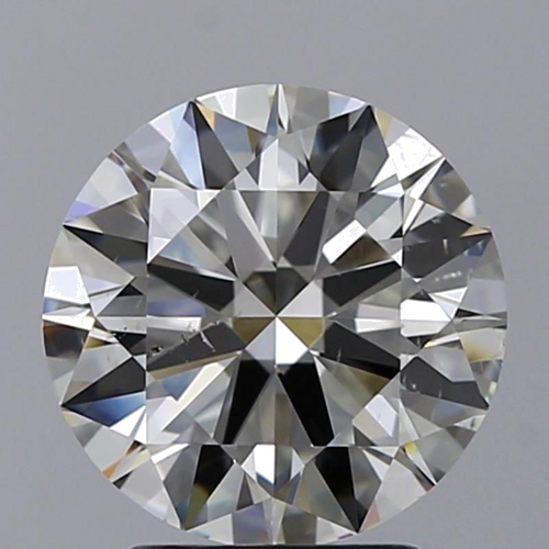 3.01 carat K-SI1 Excellent cut Natūralus Round Deimantas (1)