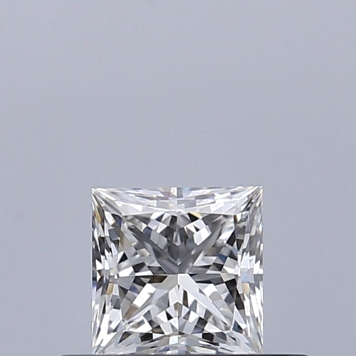 0.37 carat F-VVS2 Natūralus Princess Deimantas (1)