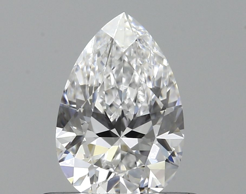 0.5 carat D-VVS2 Natūralus Pear Deimantas (1)