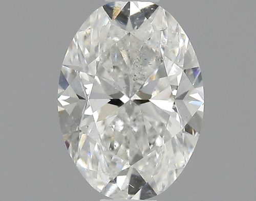 0.9 carat F-SI2 Natūralus Oval Deimantas (1)