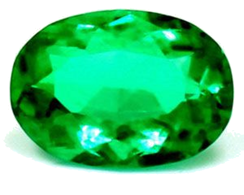 0.54 carat GREEN Oval Smaragdas (1)