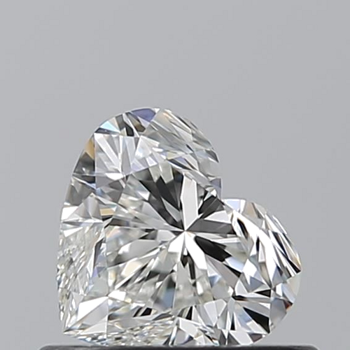 0.51 carat H-VVS2 Natūralus Heart Deimantas (1)