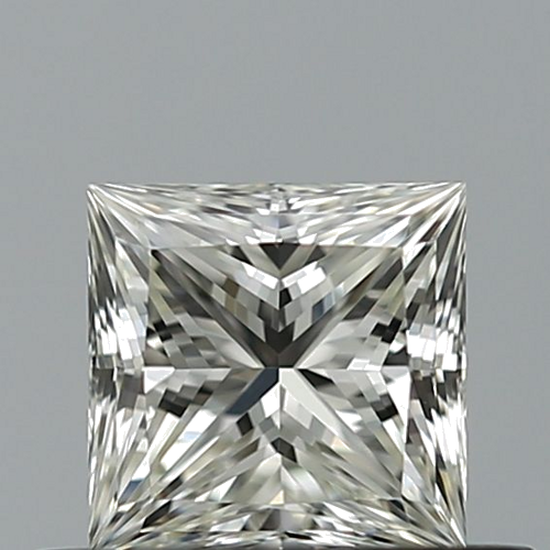 0.51 carat J-VVS1 Natūralus Princess Deimantas (1)