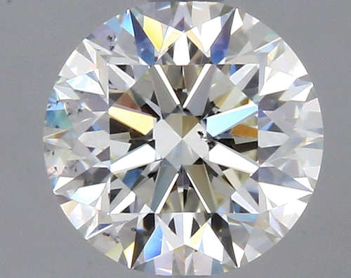 0.58 carat I-SI1 Excellent cut Natūralus Round Deimantas (1)