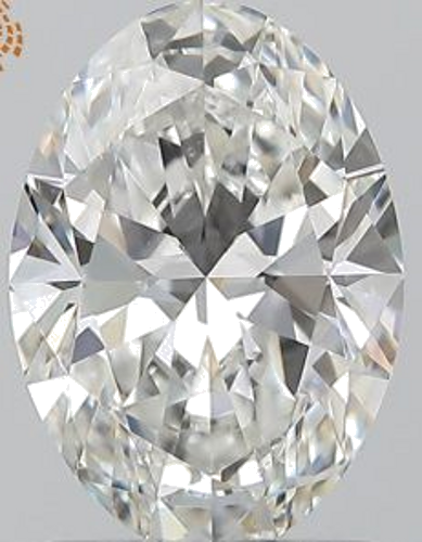 1.21 carat G-VS2 Natūralus Oval Deimantas (1)