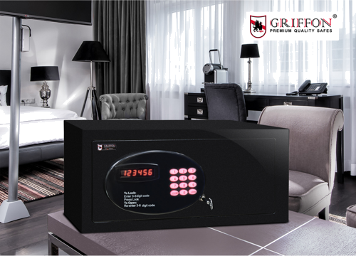 Хотелски сейф Griffon SH.20.K.E (19 кг) (7)