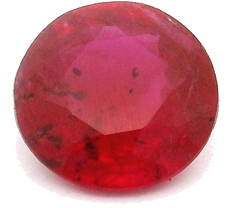 0.54 carat RED Round Rubinas (1)