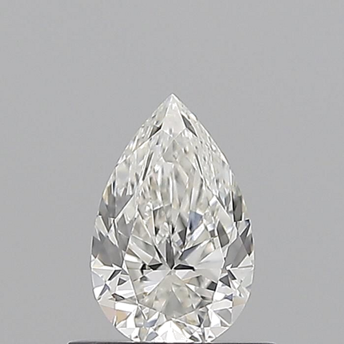 0.6 carat F-VVS2 Natūralus Pear Deimantas (1)