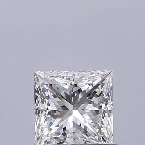 0.5 carat E-VS1 Natūralus Princess Deimantas (1)
