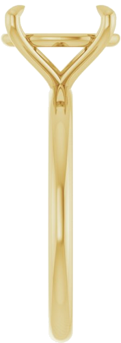 Sužadėtuvių Žiedas „Claw-Prong Solitaire“ 14k yellow gold Oval 11mm x 9mm (4)