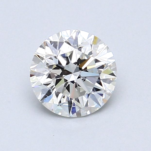 0.89 carat F-SI1 Very Good cut Natūralus Round Deimantas (1)