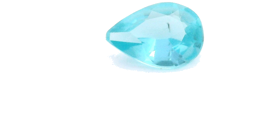 0.39 carat BLUE Pear Apatite (1)