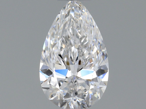0.45 carat D-VVS2 Natūralus Pear Deimantas (1)
