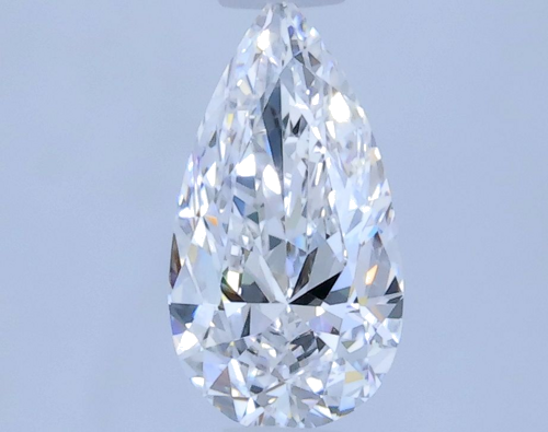 0.4 carat D-VVS1 Natūralus Pear Deimantas (1)