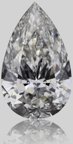 1.51 carat G-SI2 Natūralus Pear Deimantas (1)