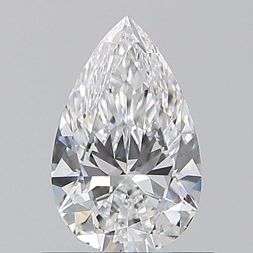 0.7 carat D-VS2 Natūralus Pear Deimantas (1)