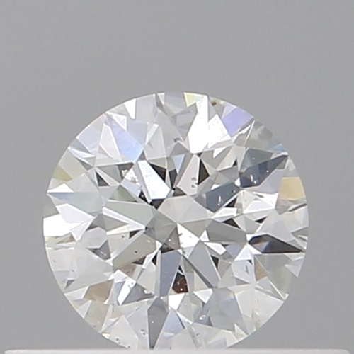 0.37 carat G-SI2 Excellent cut Natūralus Round Deimantas (1)