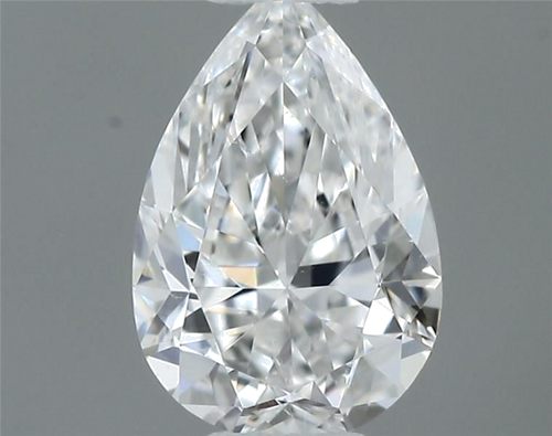 0.3 carat E-SI1 Natūralus Pear Deimantas (1)