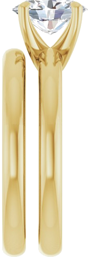 Sužadėtuvių Žiedas „Solitaire“ 585 Geltonojo Aukso Oval 8mm x 6mm (9)