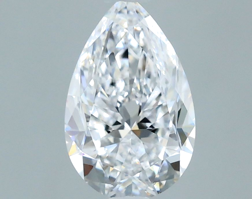 0.7 carat D-IF Natūralus Pear Deimantas (1)