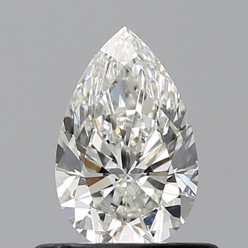 0.6 carat H-VS1 Natūralus Pear Deimantas (1)