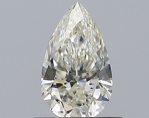 0.52 carat K-VS1 Natūralus Pear Deimantas (1)