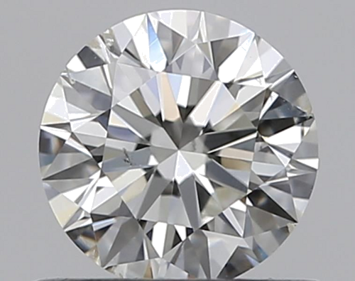 0.51 carat I-SI2 Excellent cut Natūralus Round Deimantas (1)