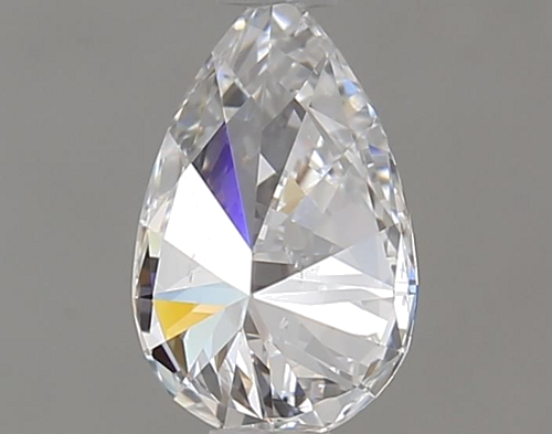 0.5 carat D-VS2 Natūralus Pear Deimantas (1)