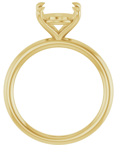 Sužadėtuvių Žiedas „Claw-Prong Solitaire“ 14k yellow gold Oval 11mm x 9mm (2)