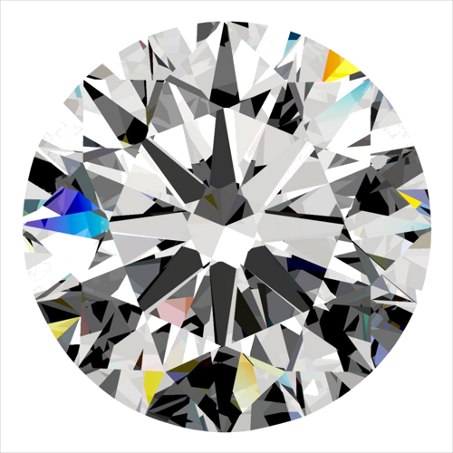0.3 carat E-VVS1 Excellent cut Natūralus Round Deimantas (1)