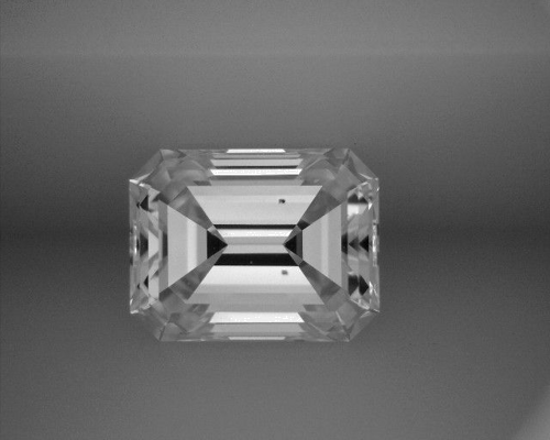 0.51 carat D-SI1 Natūralus Emerald Deimantas (1)