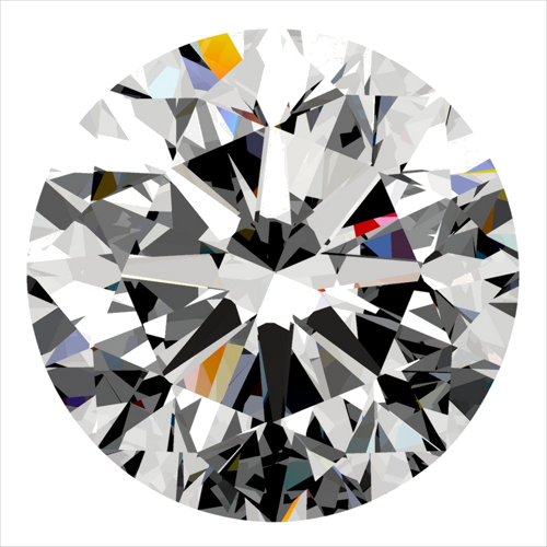 0.3 carat E-VS2 GD cut Natūralus Round Deimantas (1)