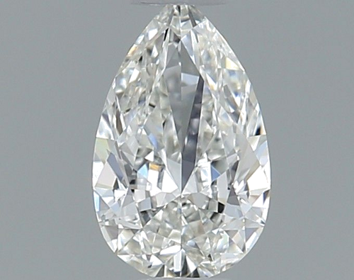0.35 carat H-VVS2 Natūralus Pear Deimantas (1)