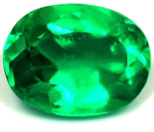 0.84 carat GREEN Oval Smaragdas (1)