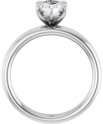 Sužadėtuvių Žiedas „Claw-Prong Solitaire“ 14k white gold Marquise 10.5mm x 5.5mm (7)